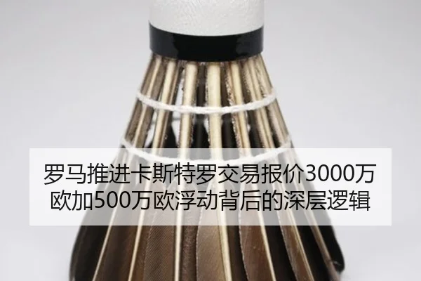 罗马推进卡斯特罗交易报价3000万欧加500万欧浮动背后的深层逻辑